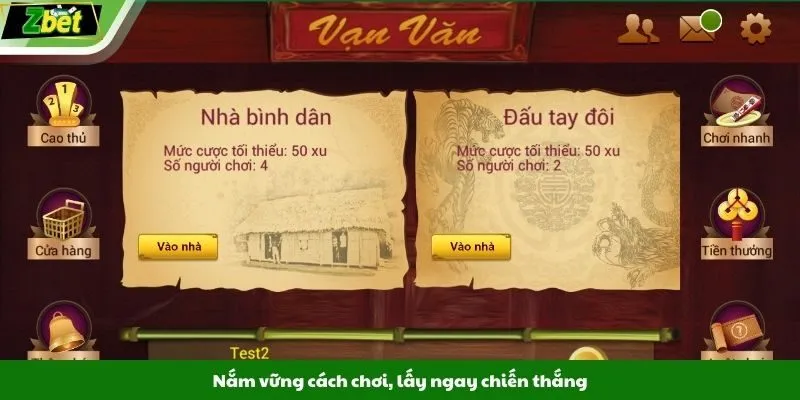 Nắm vững cách chơi, lấy ngay chiến thắng