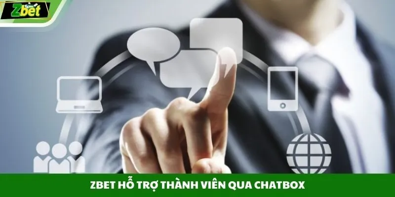 ZBET hỗ trợ người chơi qua chatbox